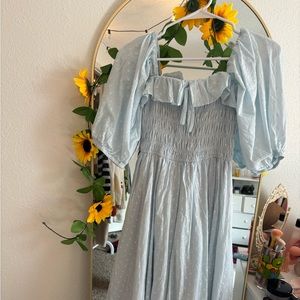 Sky Blue puffy dress!